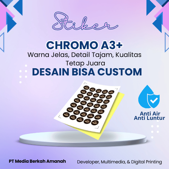 Stiker Chromo A3+
