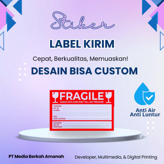 Stiker Label Kirim