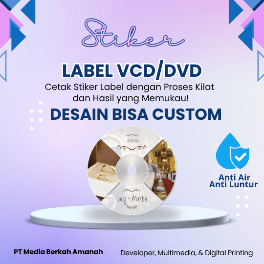 Stiker Label VCD/DVD