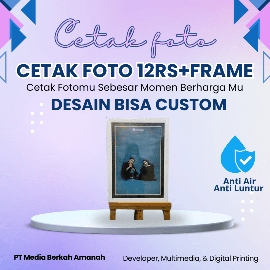 Cetak Foto 12RS+Frame